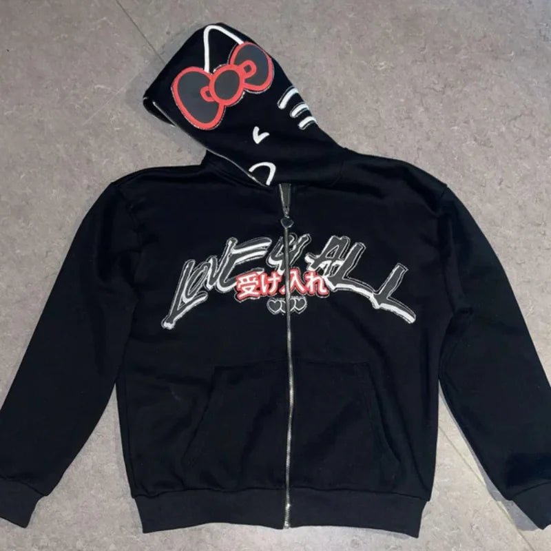 HalloKitty - Street Hoodie - KittyCup - Heaven
