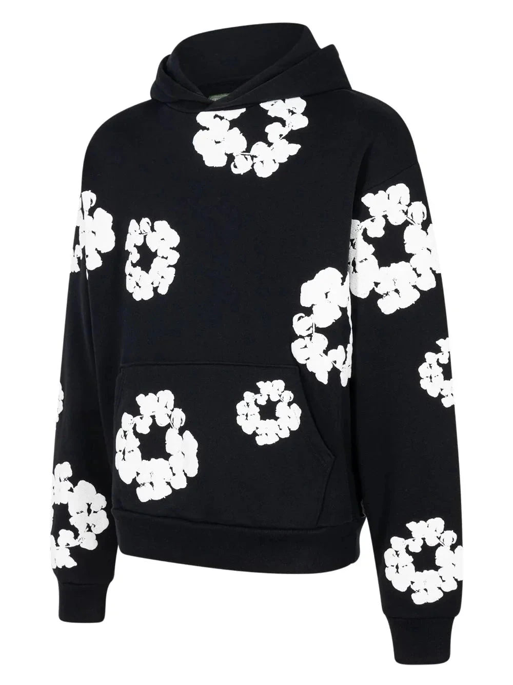 Denim-Tears Hoodie - Blumenkranz Schwarz - KittyCup-Heaven