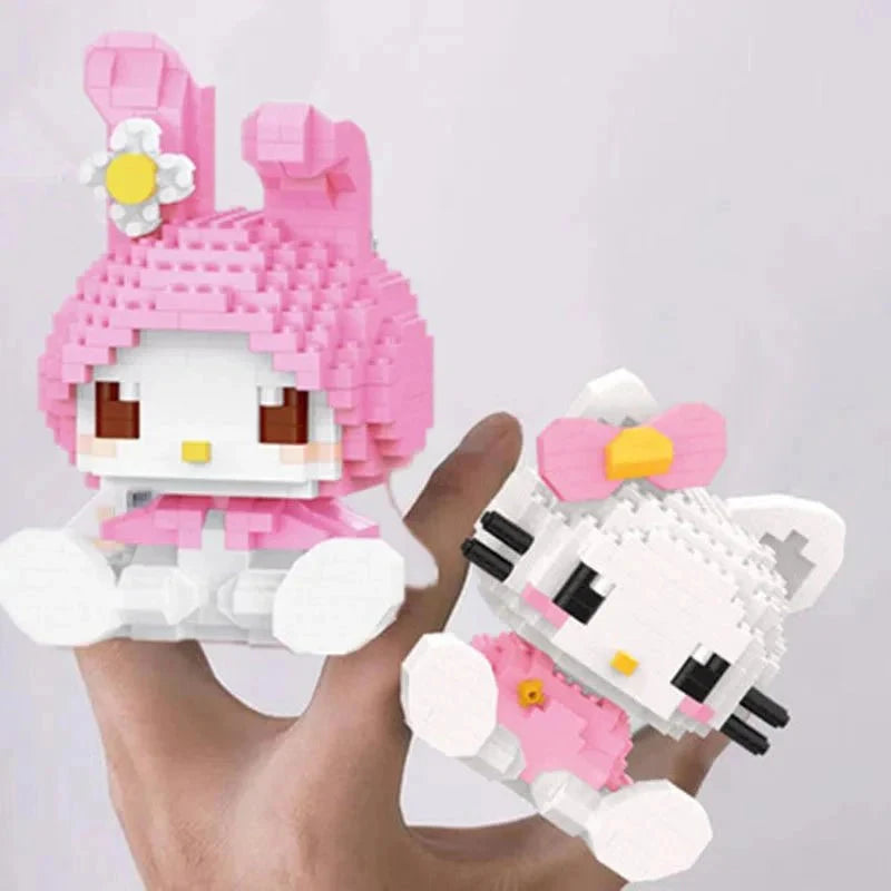 Hello-Kitty Klemmbaustein Figuren - KittyCup-Heaven