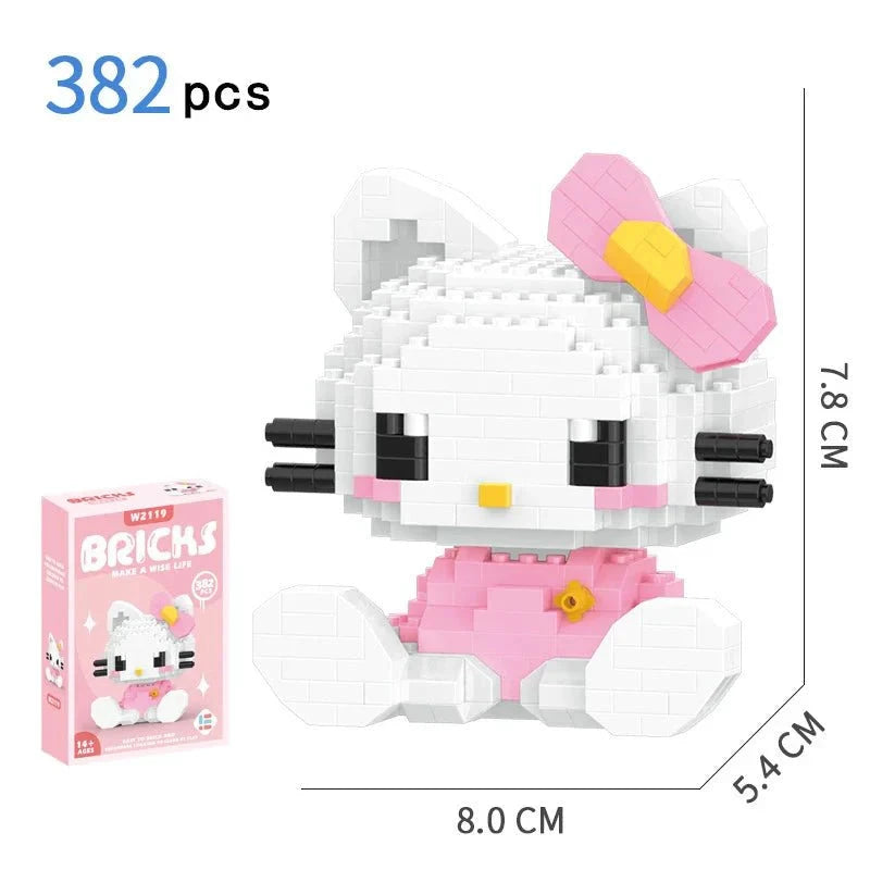 Hello-Kitty Klemmbaustein Figuren - KittyCup-Heaven