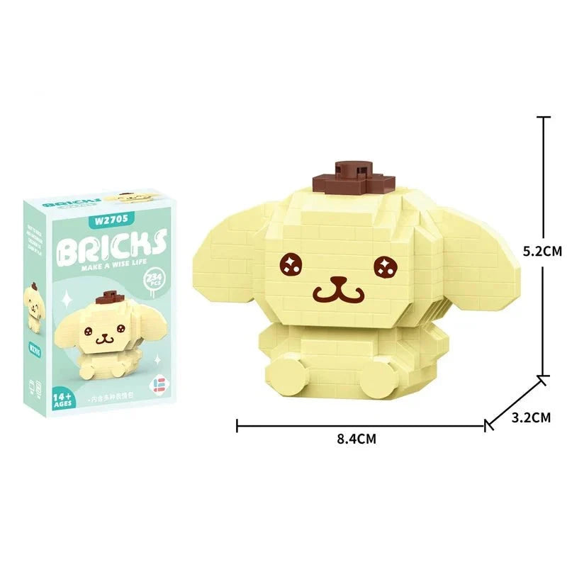 Hello-Kitty Klemmbaustein Figuren - KittyCup-Heaven