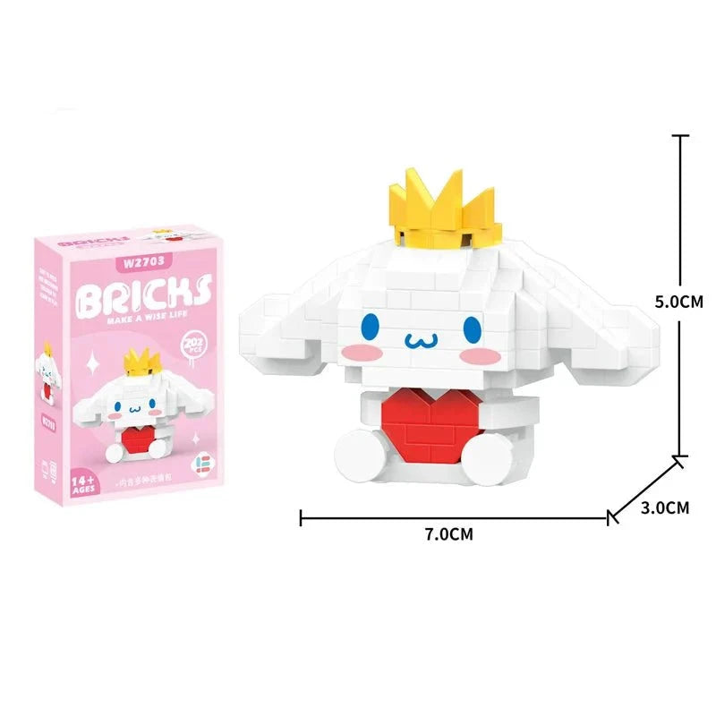 Hello-Kitty Klemmbaustein Figuren - KittyCup-Heaven