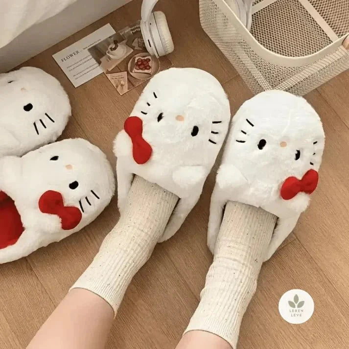 HelloKitty Hausschuhe - Pantoffeln - Limited - KittyCup-Heaven