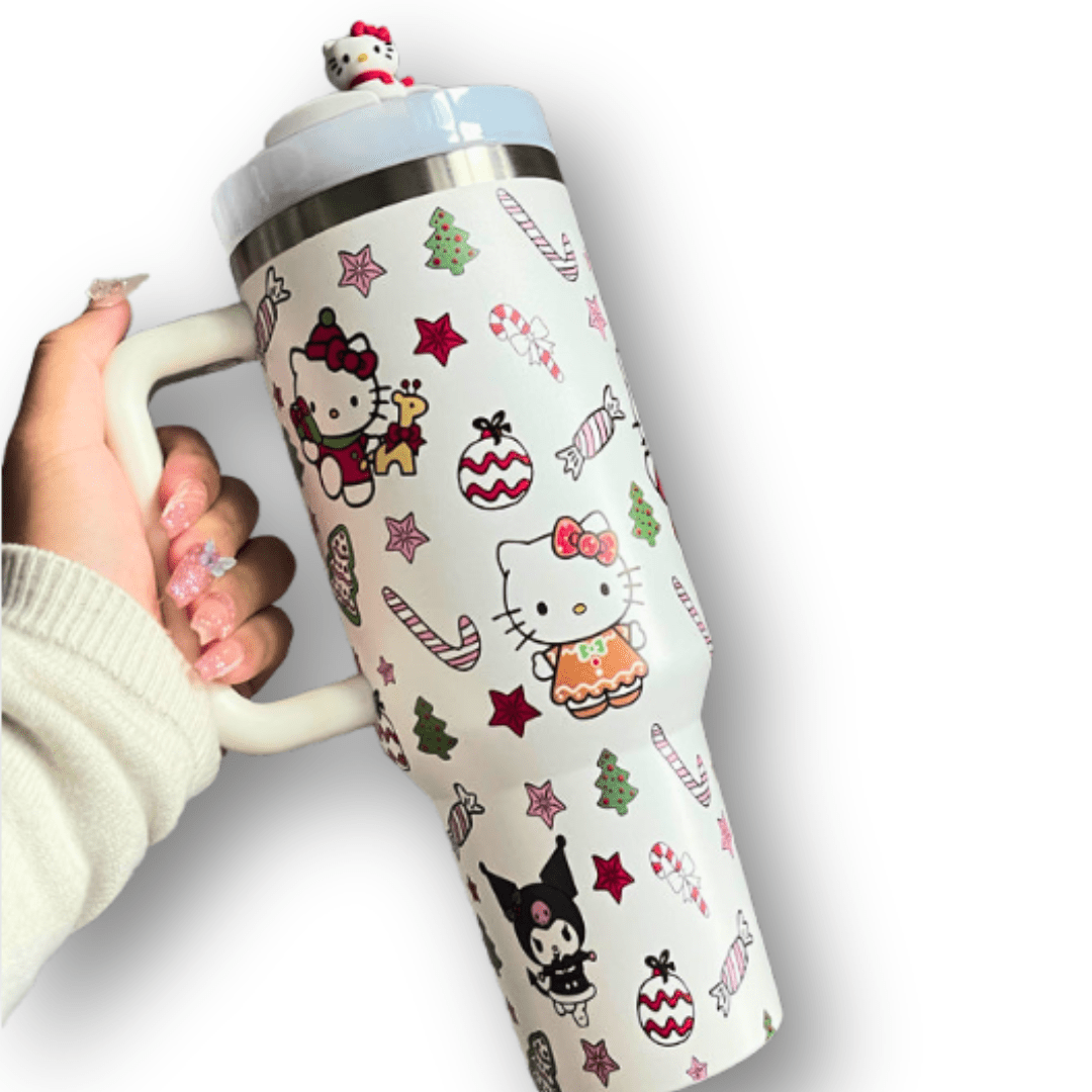 Saniro | HelloKitty Christmas Tumbler - KittyCup-Heaven
