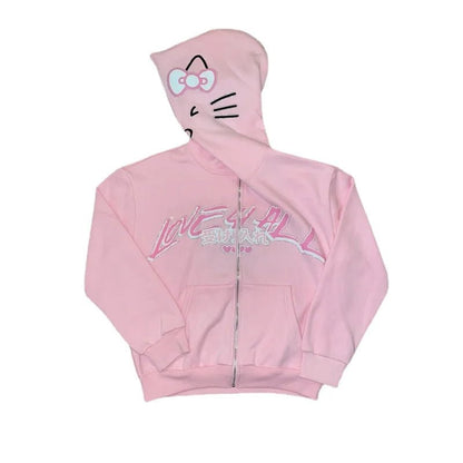 HalloKitty - Street Hoodie - KittyCup - Heaven