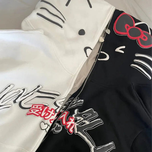 HalloKitty - Street Hoodie - KittyCup - Heaven