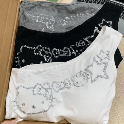 HelloKitty One - Shoulder Top - KittyCup - Heaven©
