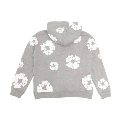 Denim-Tears Hoodie - Blumenkranz Grau - KittyCup-Heaven