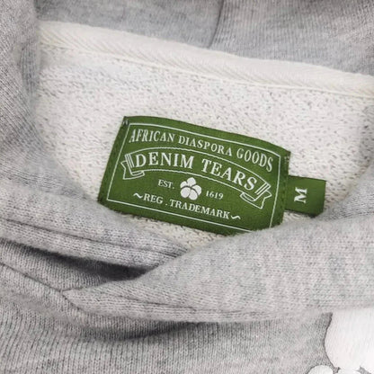 Denim-Tears Hoodie - Blumenkranz Grau - KittyCup-Heaven