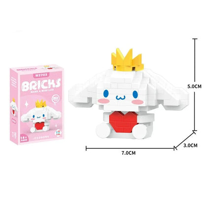 Hello-Kitty Klemmbaustein Figuren - KittyCup-Heaven