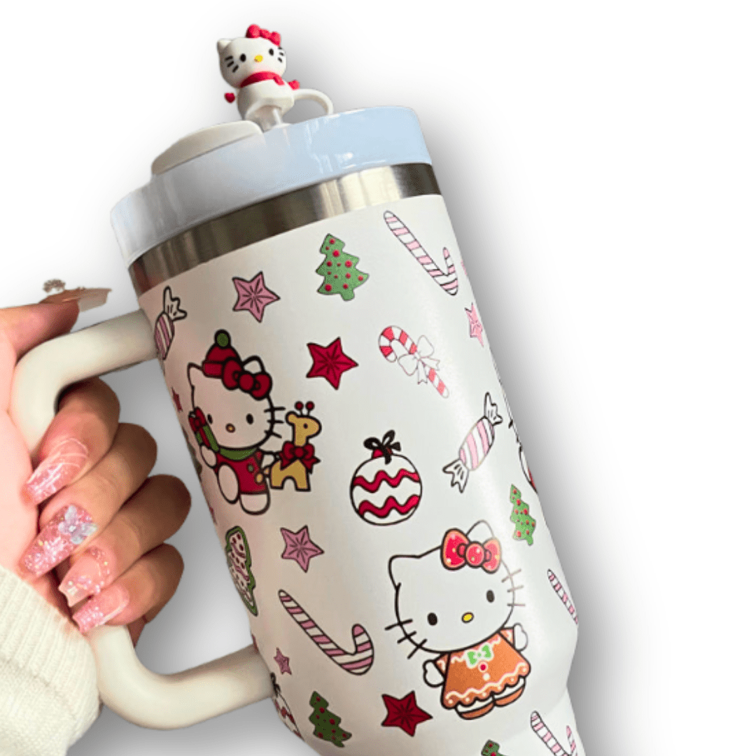 Saniro | HelloKitty Christmas Tumbler - KittyCup-Heaven