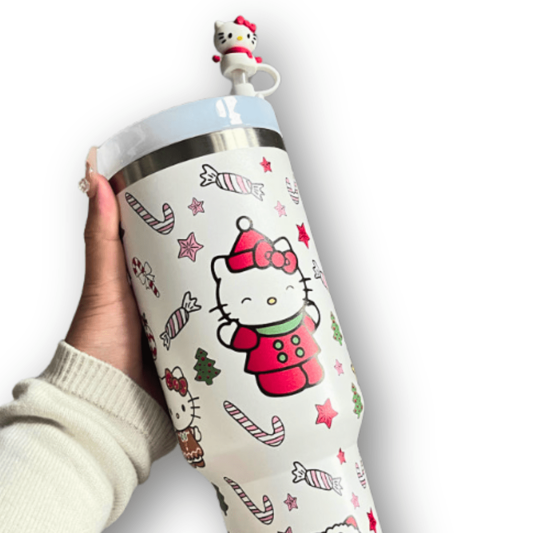 Saniro | HelloKitty Christmas Tumbler - KittyCup-Heaven
