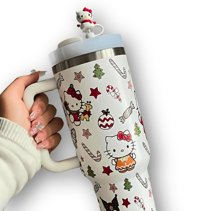 Saniro | HelloKitty Christmas Tumbler - KittyCup-Heaven